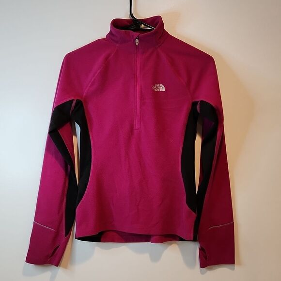The North Face Vapor Wick Flight Ser 1/2 Zip Fleece Thumb Hole Women's Sz XS/TP - Picture 6 of 14
